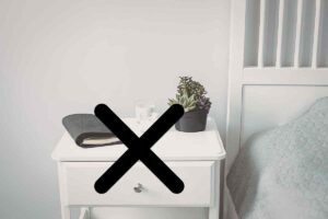 comodini addio in camera da letto