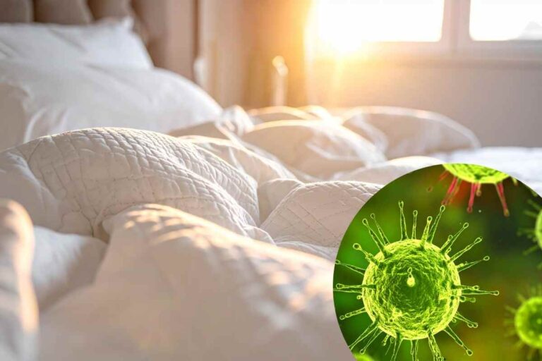 germi e batteri sul letto