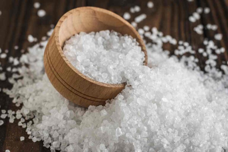 ciotola con sale grosso